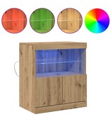 VidaXL Dressoir Bruin 60 x 37 x 67 cm Bewerkt hout