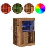 VidaXL Bijzetkast Oud hout 41 x 37 x 67 cm Bewerkt hout