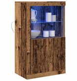 VidaXL Bijzetkast Oud hout 60.5 x 37 x 100 cm Bewerkt hout