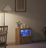 VidaXL Dressoir Bruin 60.5 x 37 x 67 cm Bewerkt hout