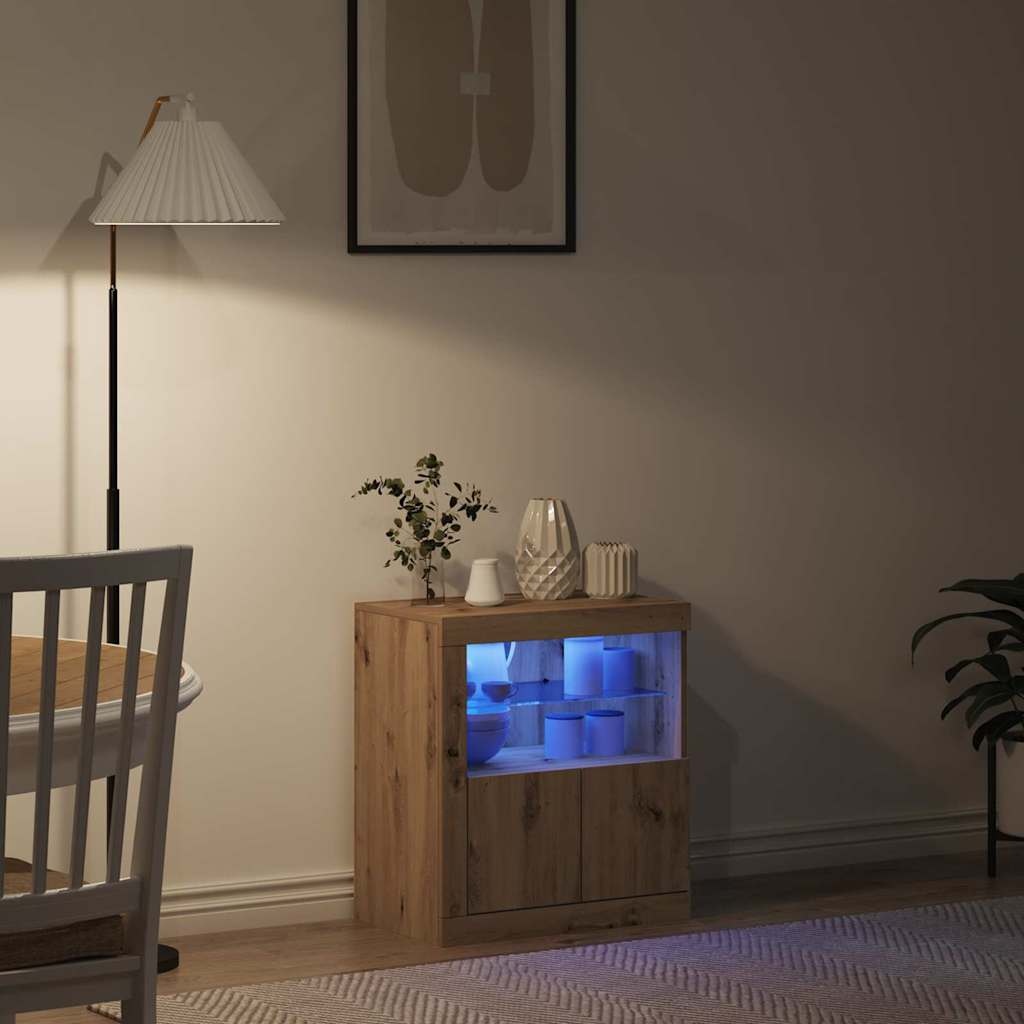 VidaXL Dressoir Bruin 60.5 x 37 x 67 cm Bewerkt hout