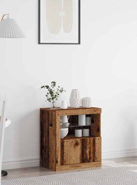 VidaXL Dressoir Bruin 60.5 x 37 x 67 cm Bewerkt hout