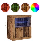 VidaXL Dressoir Bruin 60.5 x 37 x 67 cm Bewerkt hout