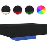 VidaXL Salontafel Zwart Eiken 85 x 55 x 31 cm Bewerkt hout