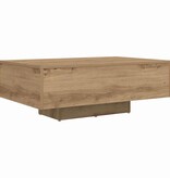 VidaXL Salontafel Artisan Eiken 85 x 55 x 31 cm Bewerkt hout