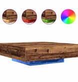 VidaXL Salontafel Oud Hout 100 x 100 x 31 cm Bewerkt hout