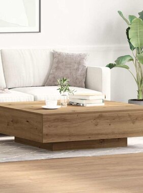 VidaXL Salontafel Artisan Eiken 100 x 100 x 31 cm