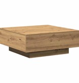 VidaXL Salontafel Artisan Eiken 80 x 80 x 31 cm