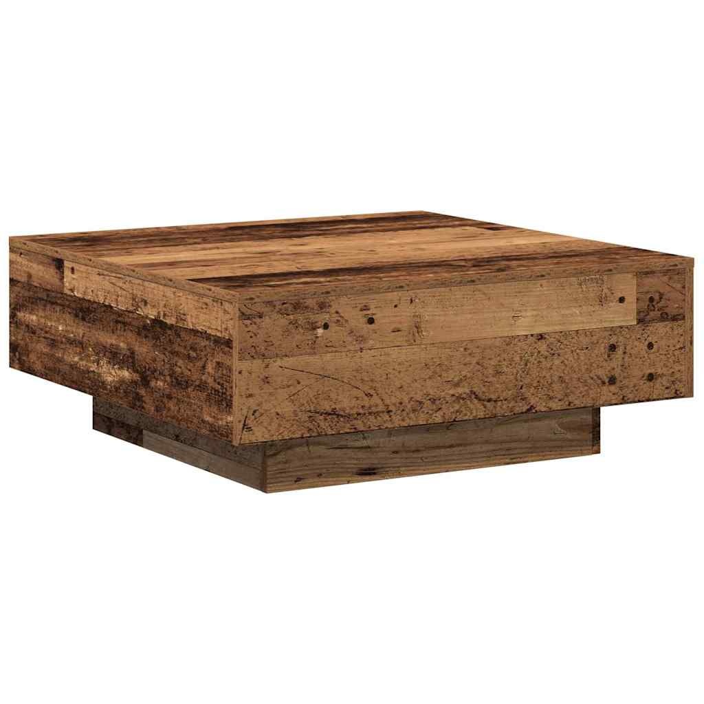 VidaXL Salontafel Oud Hout 80 x 80 x 31 cm