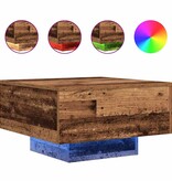 VidaXL Salontafel Oud Hout 55 x 55 x 31 cm Bewerkt hout