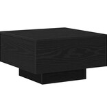 VidaXL Salontafel Zwart Eiken 55 x 55 x 31 cm