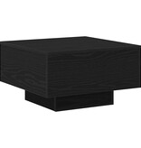 VidaXL Salontafel Zwart Eiken 55 x 55 x 31 cm