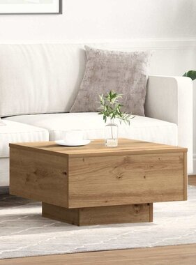 VidaXL Salontafel Artisan Eiken 55 x 55 x 31 cm
