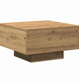 VidaXL Salontafel Artisan Eiken 55 x 55 x 31 cm