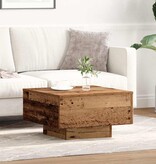VidaXL Salontafel Oud Hout 55 x 55 x 31 cm