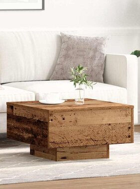 VidaXL Salontafel Oud Hout 55 x 55 x 31 cm