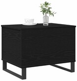 VidaXL Salontafel Zwart Eiken 60 x 44,5 x 45 cm