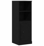 VidaXL Highboard Zwart Eiken 36 x 35,5 x 103,5 cm Bewerkt hout