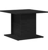 VidaXL Salontafel Zwart Eiken 55,5 x 55,5 x 40 cm Bewerkt hout