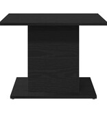 VidaXL Salontafel Zwart Eiken 55,5 x 55,5 x 40 cm Bewerkt hout