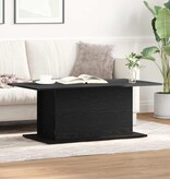 VidaXL Salontafel Zwart Eiken 102 x 55,5 x 40 cm Bewerkt hout