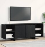 VidaXL TV-kast Zwart Eiken 120 x 30 x 40,5 cm Bewerkt hout