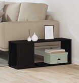 VidaXL Tv-meubelset Zwart Eiken 80 x 24 x 32 cm Bewerkt hout