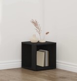 VidaXL Hoekplanken Zwart Eiken 33 x 33 x 34,5 cm Bewerkt hout