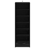 VidaXL Schoenenkast met plank Zwart Eiken 32 x 35 x 90 cm Bewerkt hout