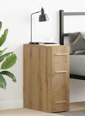 VidaXL Apothekerskast artisanaal eikenkleurig 20 x 45.5 x 60 cm