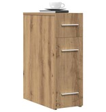 VidaXL Apothekerskast artisanaal eikenkleurig 20 x 45.5 x 60 cm