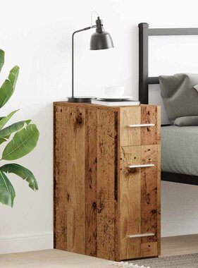 VidaXL Apothekerskast Oud hout 20 x 45.5 x 60 cm Bewerkt hout