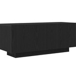 VidaXL TV-kast Zwart Eiken 100 x 35 x 40 cm Bewerkt hout