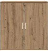 VidaXL Dressoir Artisan Eiken 79 x 38 x 80 cm Bewerkt hout