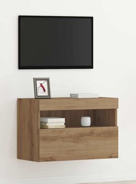 VidaXL TV Wandkast artisanaal eikenkleurig 60 x 30 x 40 cm