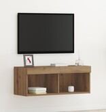 VidaXL Tv-meubelset artisanaal eikenkleurig 80 x 30 x 30 cm