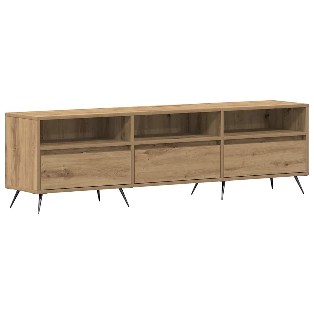 VidaXL TV-kast artisanaal eikenkleurig 150 x 30 x 44,5 cm Bewerkt hout