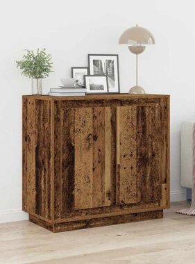 VidaXL Dressoir Oudhout 80 x 40 x 75 cm Bewerkt hout