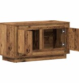 VidaXL TV-kast Oud hout 80 x 35 x 45 cm Bewerkt hout