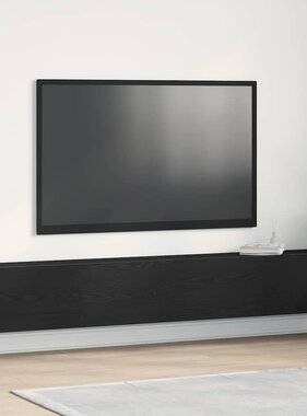 VidaXL TV-kast 2 pcs Zwart 100 x 30 x 30 cm Bewerkt hout