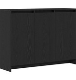 VidaXL Dressoir Zwart 102 x 33 x 75 cm Bewerkt hout