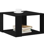 VidaXL Salontafel Zwart Eiken 85 x 55 x 31 cm