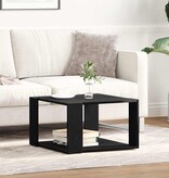 VidaXL Salontafel Zwart Eiken 85 x 55 x 31 cm