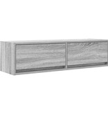 VidaXL TV-kast met lade Grijs sonoma 100 x 31 x 25,5 cm Bewerkt hout
