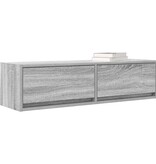 VidaXL TV-kast met lade Grijs sonoma 100 x 31 x 25,5 cm Bewerkt hout