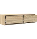 VidaXL TV-kast met lade Sonoma eiken 100 x 31 x 25,5 cm Bewerkt hout