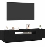 VidaXL TV-kast Zwart 160 x 35 x 40 cm Bewerkt hout