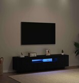 VidaXL TV-kast Zwart 160 x 35 x 40 cm Bewerkt hout