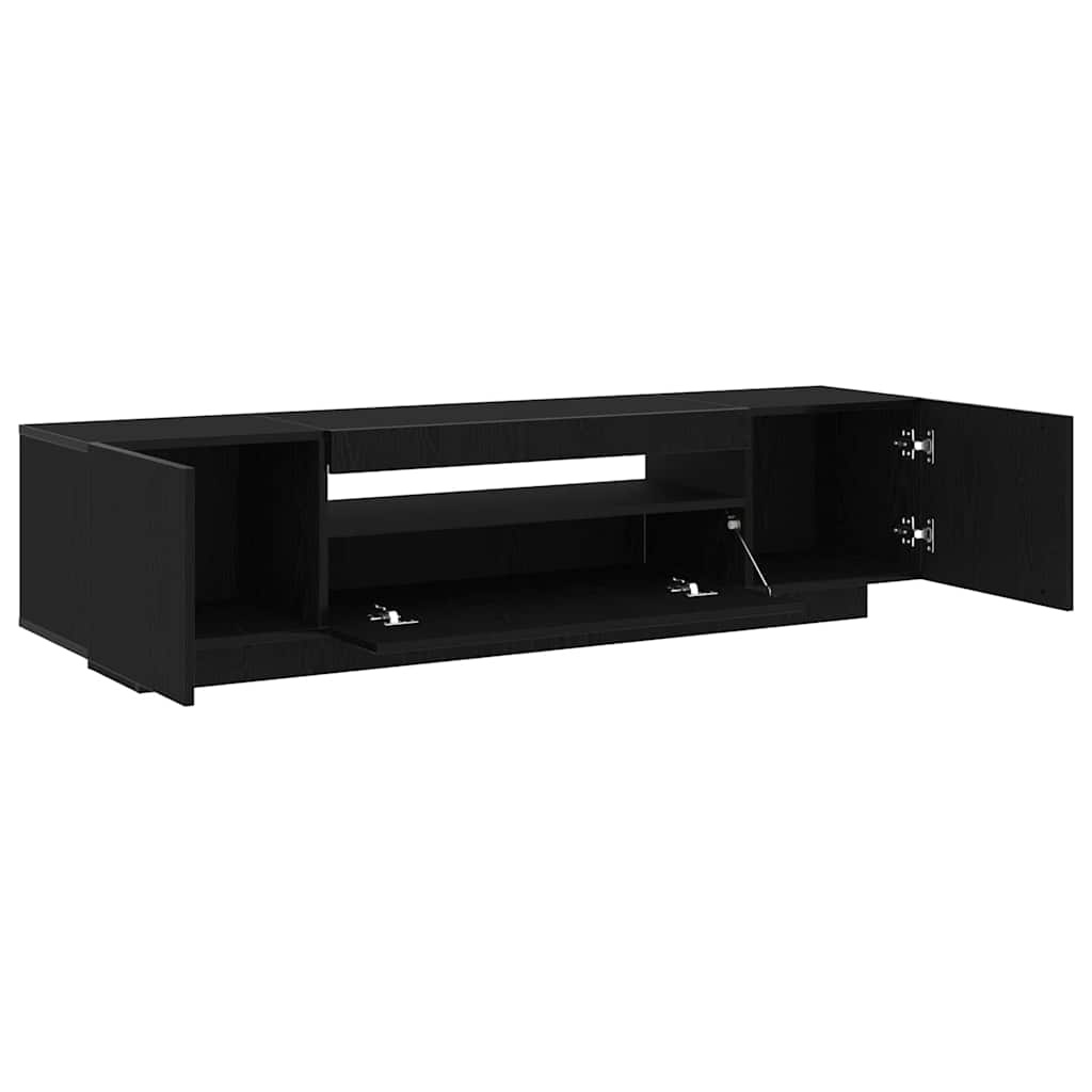 VidaXL TV-kast Zwart 160 x 35 x 40 cm Bewerkt hout