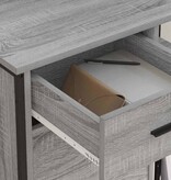 VidaXL Kantoor kast met wiel Grijs sonoma 76 x 41 x 72 cm Bewerkt hout